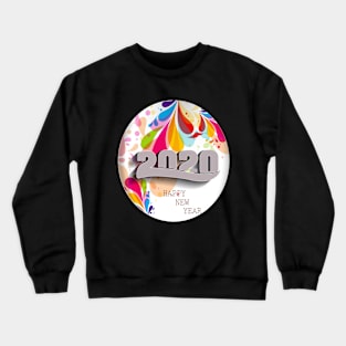 happy new year 2020 Crewneck Sweatshirt